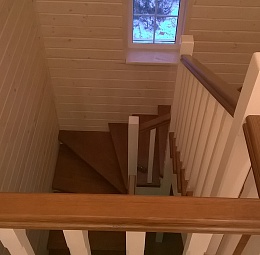 лестница с забежными ступенями